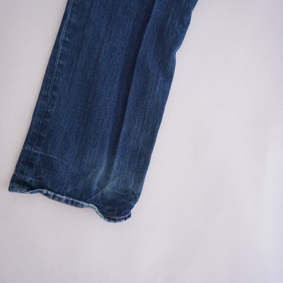 Abercrombie & Fitch Dark Wash Classic Straight Bootcut Blue Denim Jeans 32X32 - Picture 15 of 15